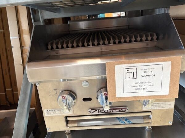 Charbroiler Gas Countertop Southbend HDC-18